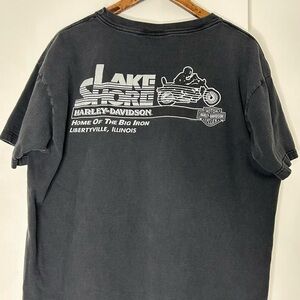 Harley-Davidson Gray Lake Shore Tee
